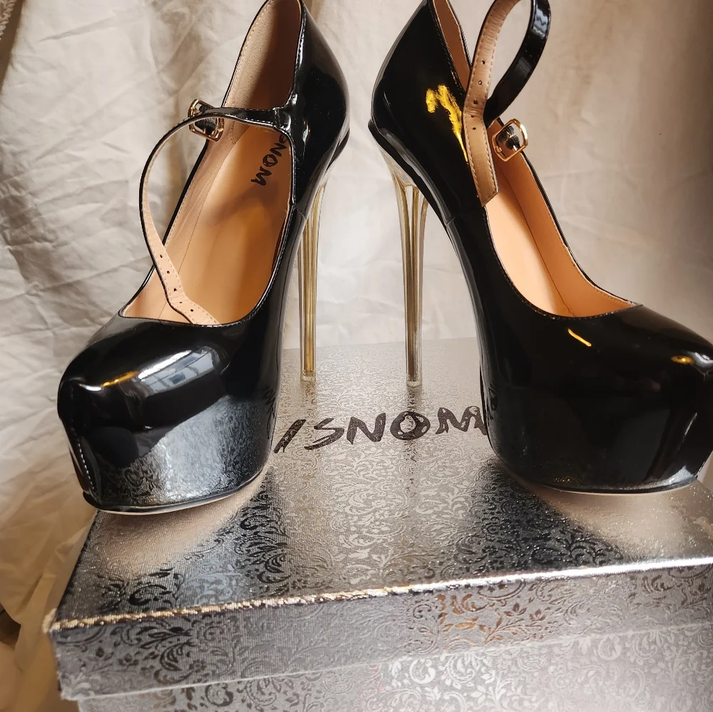 ISNOM Platform Heels - Picture 4 of 7